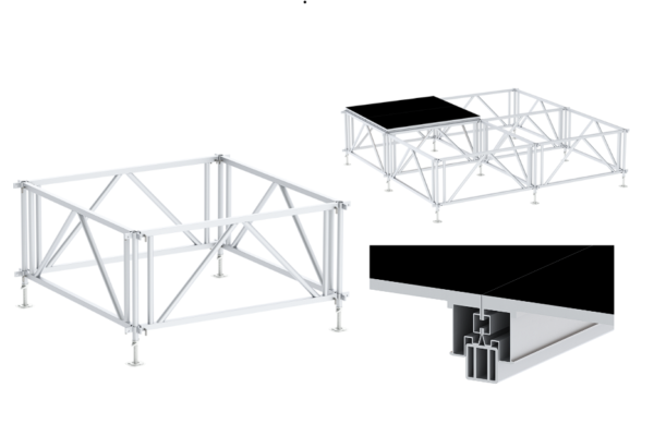 Sous chassis de scène